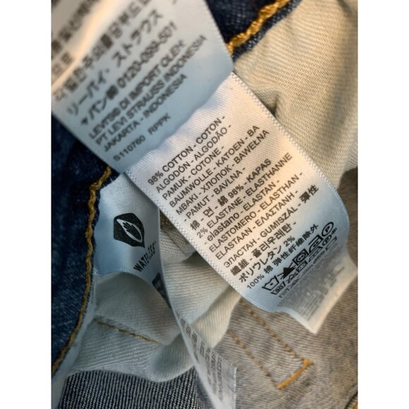 Levis 559 Jeans Mens 38x34 Relaxed Fit Straight Leg Blue Loose Denim Workwear - Picture 4 of 10